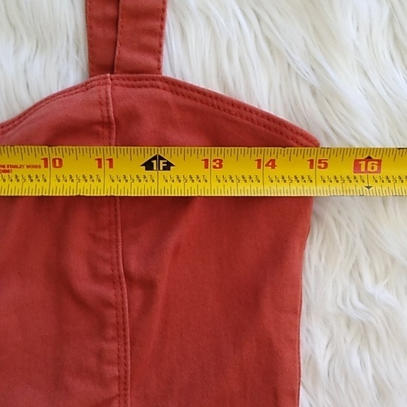 Forever 21 Denim Overall Mini Dress in Rust Size - M - Picture 11 of 15